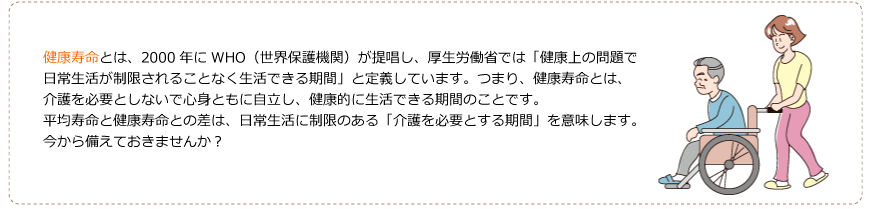 平均寿命/健康寿命