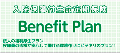 入院付生命定期保険　Benefit Plan