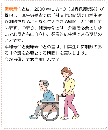 平均寿命/健康寿命